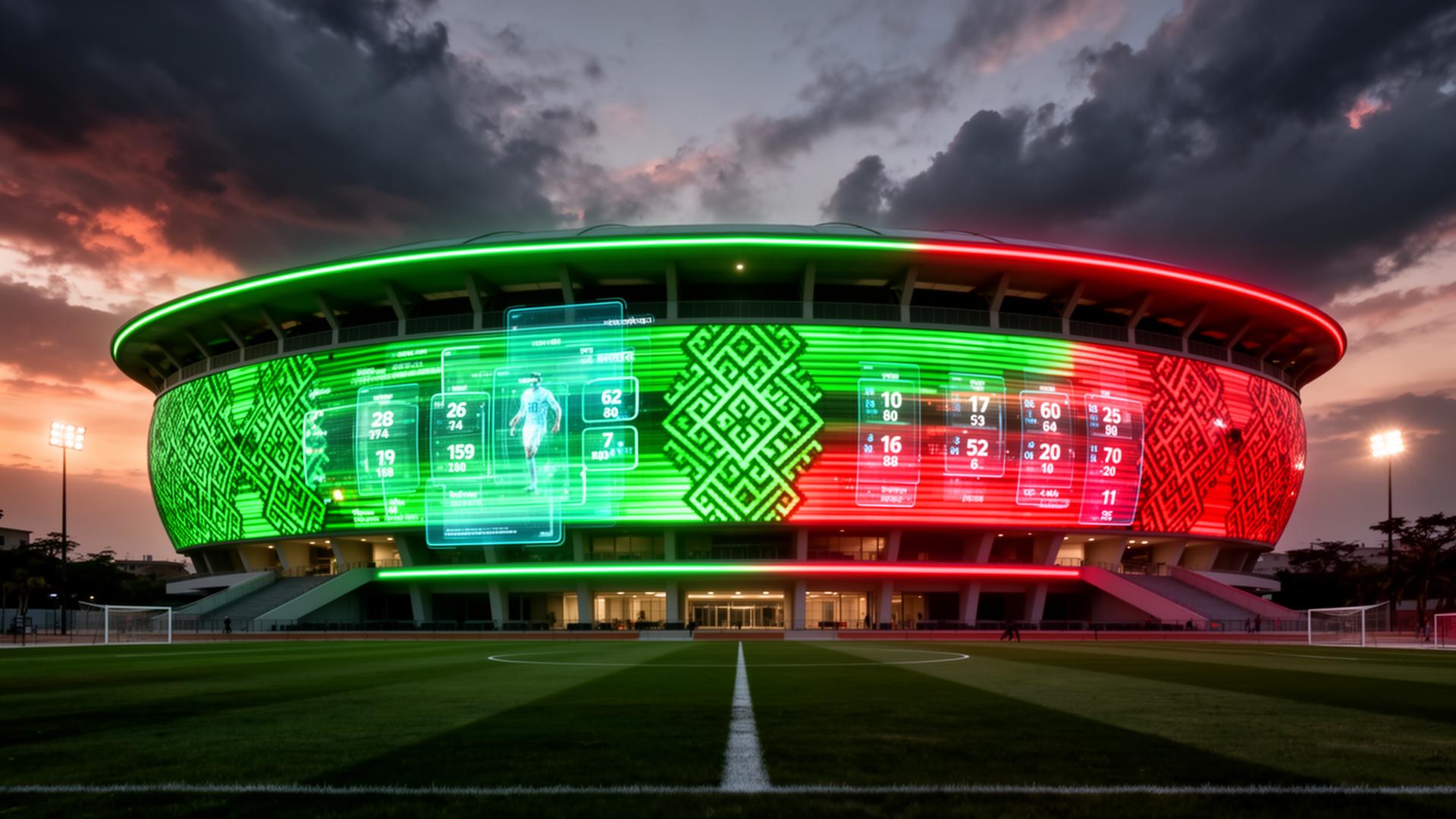 Smart stadium with Bangladesh design language